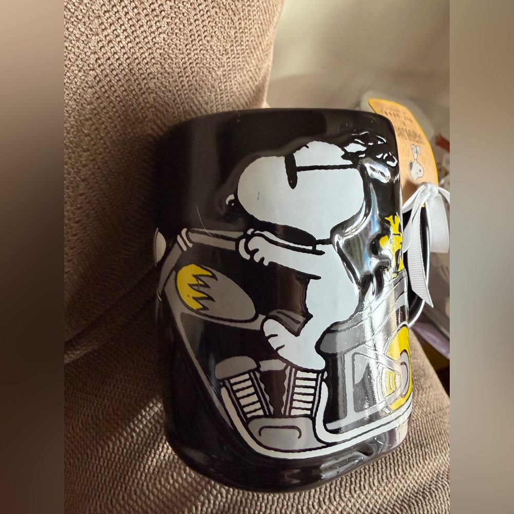 🐶☕ Ray Dunn Snoopy Motorcycle Coffee Mug 🏍️✨